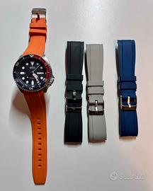 Cinturini Belhamel gomma per Seiko Skx 007/009