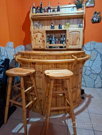 Mobile Bar legno massello