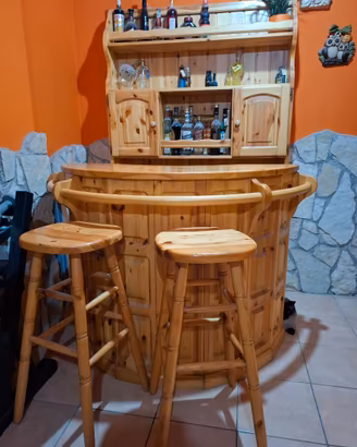 Mobile Bar legno massello
