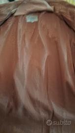 giacca in pelle di daino