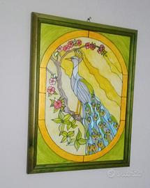Cornice in legno con stampa su plexiglass art deco