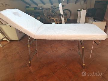 lettino fisso estetista massaggio