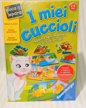 I MIEI CUCCIOLI  RAVENSBURGER ABBINA MAMMA E CUCCI