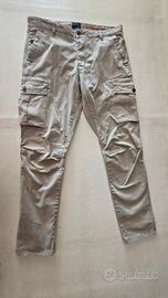 Pantalone uomo Landek beige multitasche