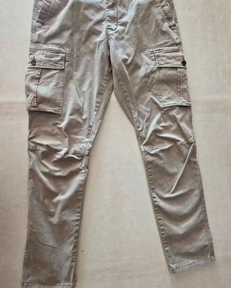 Pantalone uomo Landek beige multitasche