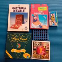 Giochi da tavolo da viaggio n6 misti vintage 