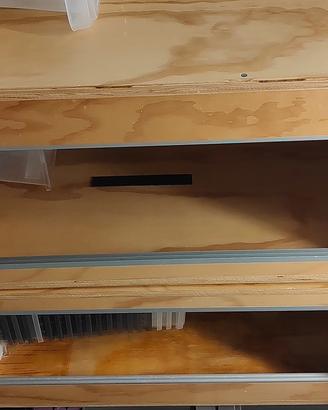 Terrario in legno colore naturale