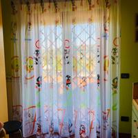 Tenda camera bambini con bastone aereo e Lampadari