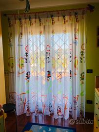 Tenda camera bambini con bastone aereo e Lampadari