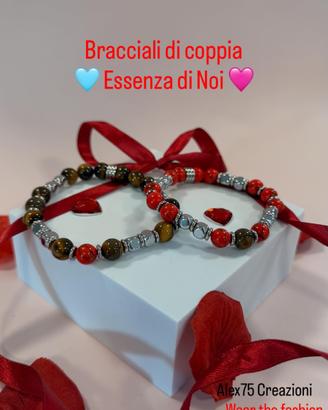 Bracciali di coppia artigianali 🩵 Essenza di Noi 💝
