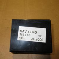 Centralina TOYOTA RAV 4 2.0 diesel del 2003