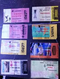 vecchi biglietti stadio calcio 80/90