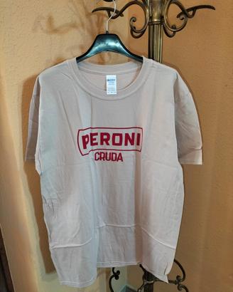 T-shirt Maniche Corte Birra Peroni Cruda Taglia L
