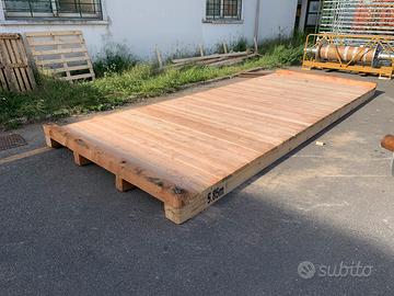 Bancale robusto trasporto macchine 6 metri