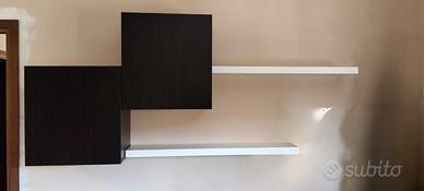 Parete attrezzata sala