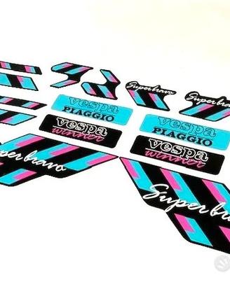 ADESIVI COMPATIBILI PIAGGIO SUPERBRAVO VESPA WINNE