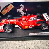 FERRARI F2002 Schumacher Premiere Hot Wheels 1:18
