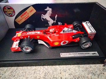 FERRARI F2002 Schumacher Premiere Hot Wheels 1:18