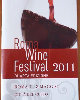132 - LIBRETTO - ROMA WINE FESTIVAL 2011