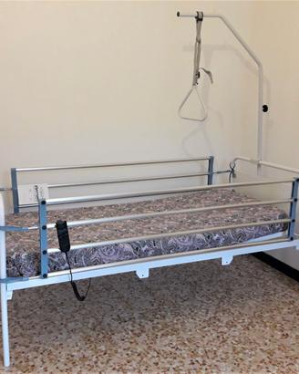 LETTO ORTOPEDICO ELETTRICO CON ACCESSORI