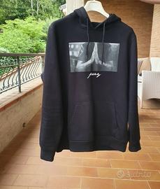 Felpa Mister Tee con cappuccio nero