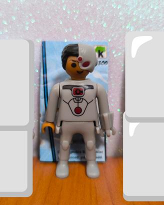 🔴 Personaggio Kinder Playmobil DC - Cyborg 