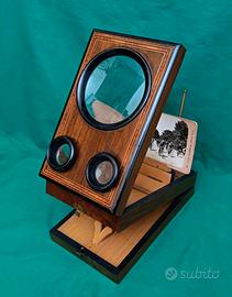 stereoscopio grafoscopio Verascope fine XIX secolo