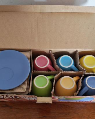 4 salti in padella set tazzine caffe'anni 90