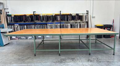 Tavolo da taglio/sartoria 4x2 m - Professionale