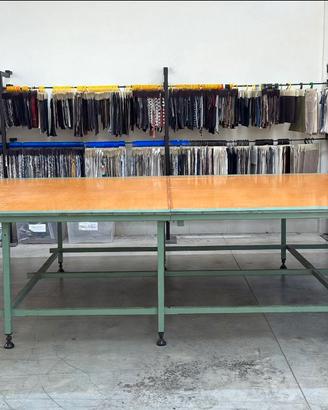 Tavolo da taglio/sartoria 4x2 m - Professionale
