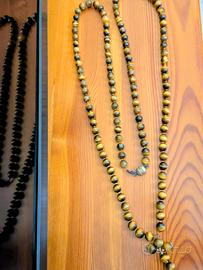 collana in occhio di tigre