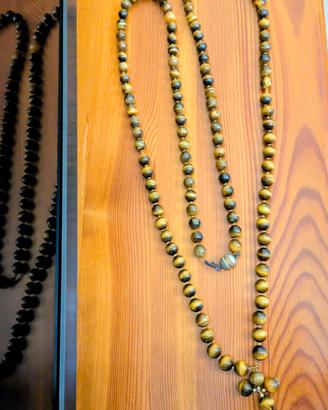 collana in occhio di tigre