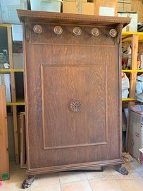 Appendiabiti  vintage anni 50 in legno massiccio