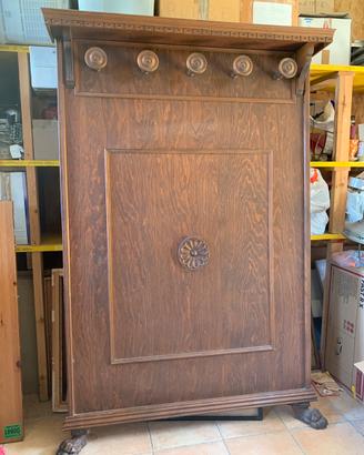 Appendiabiti  vintage anni 50 in legno massiccio