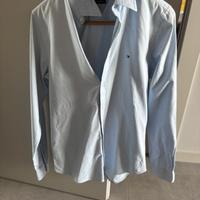 Camicia uomo azzurra tommy hilfiger
