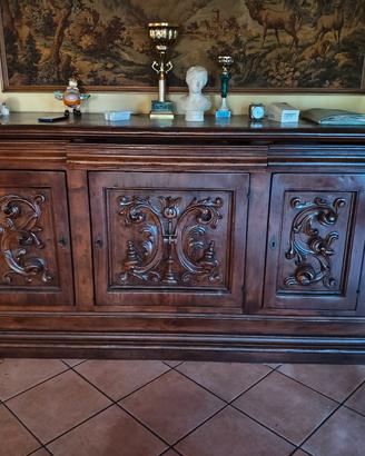Credenza in noce massello 