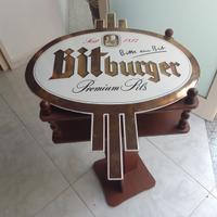 insegna Bitburger in metallo