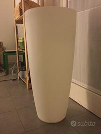 Vaso bianco esterno interno