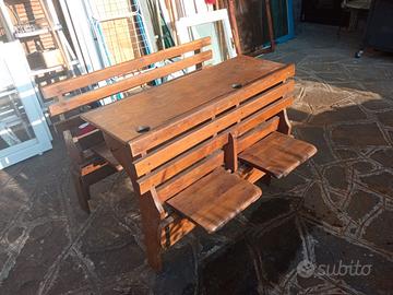 Banco scuola anni 50