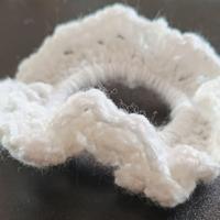 Scrunchie fatto a mano, uncinetto