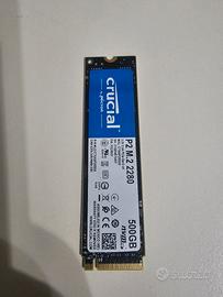 SSD — Crucial P2 500GB NVMe M.2 2280