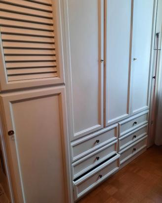 Armoire Style Marin En Acajou Massif - Artisanat Italien - 2 Portes