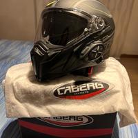 Casco integrale Caberg Jackal Supra nero op.giallo