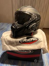 Casco integrale Caberg Jackal Supra nero op.giallo