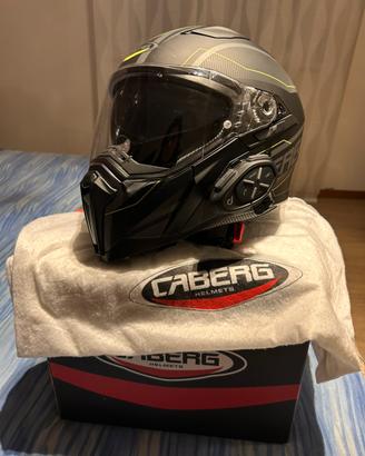 Casco integrale Caberg Jackal Supra nero op.giallo