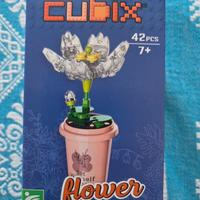 vaso fiori costruzioni cubix 42 pezzi nuovo
