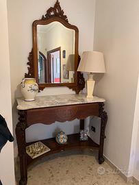 Consolle con specchio