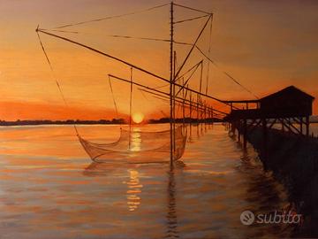 Tramonto sulla laguna