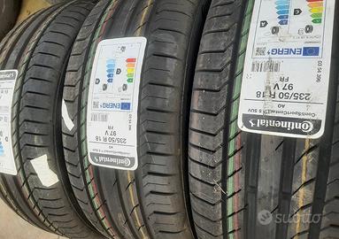 235/50/18 continental 4 pezzi nuovi