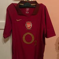 maglia da calcio henry retro anno 2002 nuova